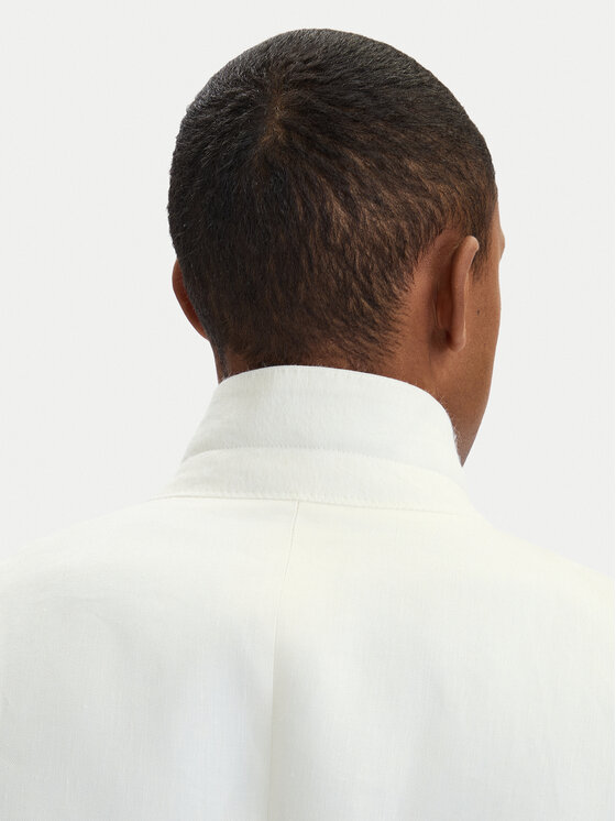 BOSS BOSS Suknjič Hutson Peak 262 50561857 Bela Slim Fit