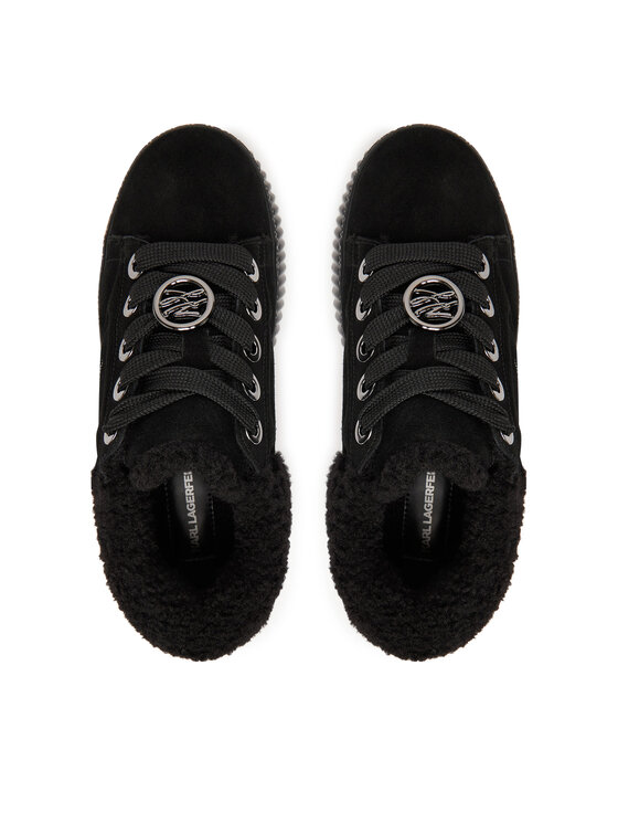 KARL LAGERFELD KARL LAGERFELD Sneakersy Kreeper Lo KL42312 Čierna