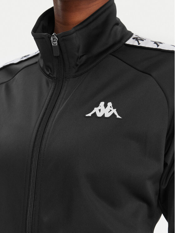 Kappa Kappa Džemperis ar kapuci Banda Wanniston 301PSC0 Melns Slim Fit