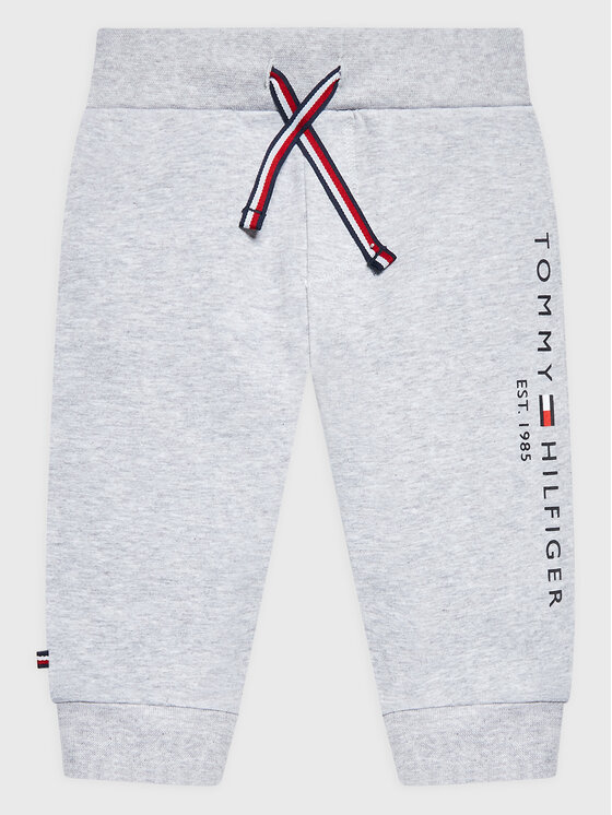 Tommy Hilfiger Долнище анцуг Baby Essential KN0KN01281 Сив Regular Fit