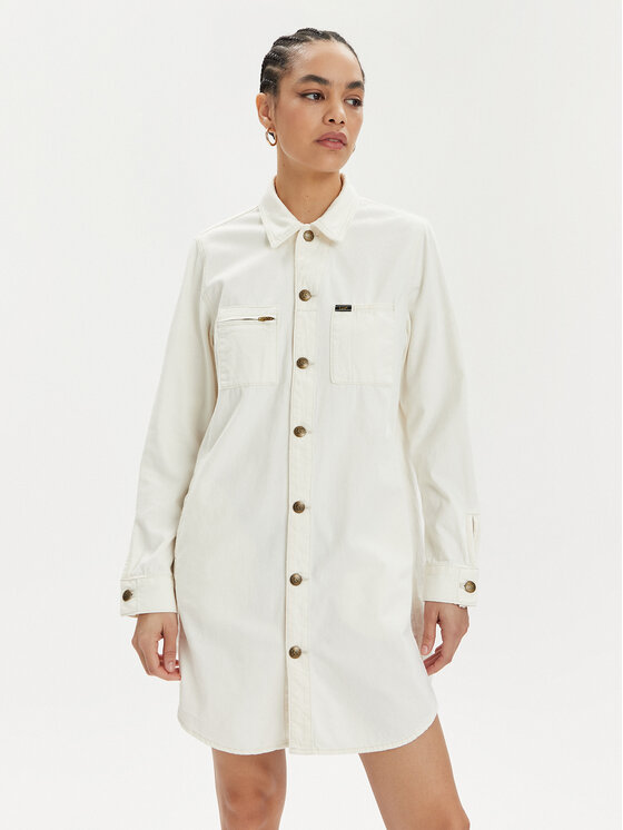 Lee Lee Rochie de blugi Unionall 112349527 Écru Regular Fit