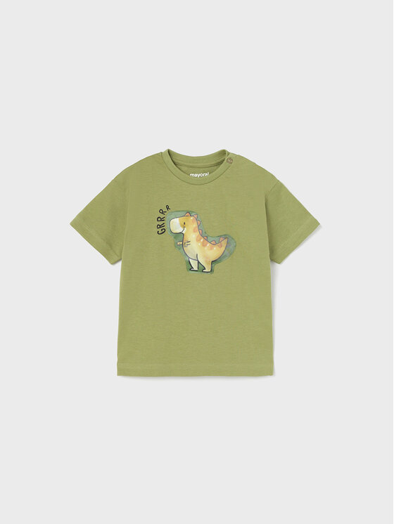 Mayoral Tricou 1028 Verde Regular Fit