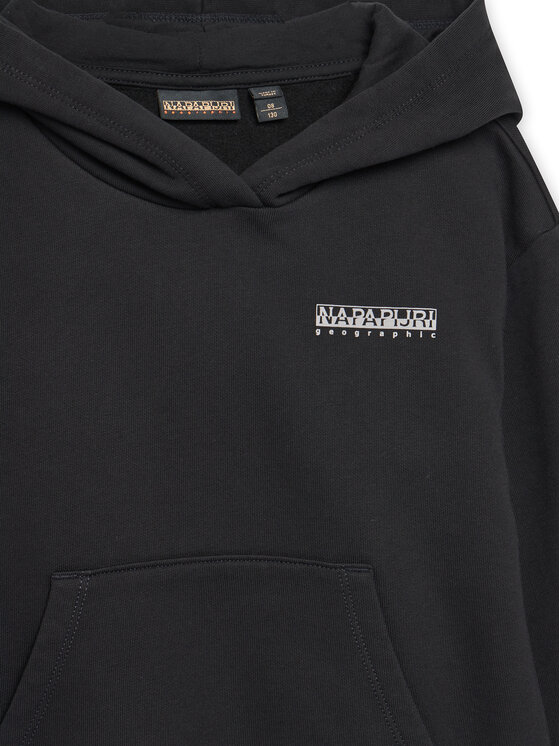 Napapijri Napapijri Μπλούζα B-AHR NP0A891A M Μαύρο Loose Fit