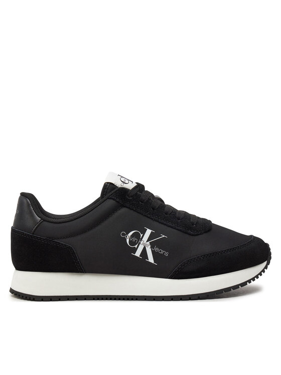 Calvin Klein Jeans Snīkeri Retro Runner Low Lace Ny Ml YW0YW01326 Melns