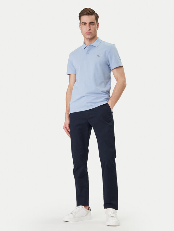 Lacoste Lacoste Polo DH5522 Gaiši zils Regular Fit