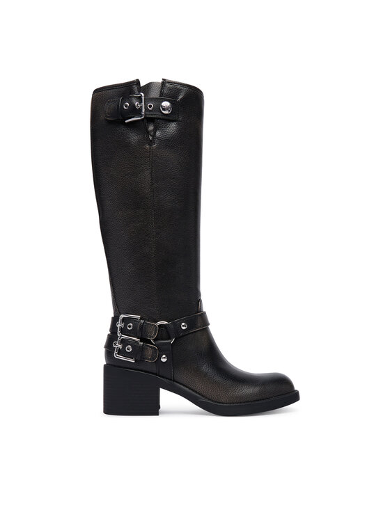 Guess Cizme FLTMAT LEA11 Negru