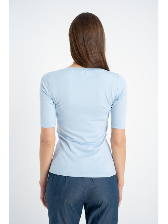 CLICK CLICK T-Shirt 72-021 Modrá Close Fit