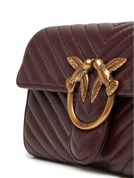 PINKO PINKO Ročna torba Love One Wallet C PE 25 PLTT 100062 A0GK Vijolična