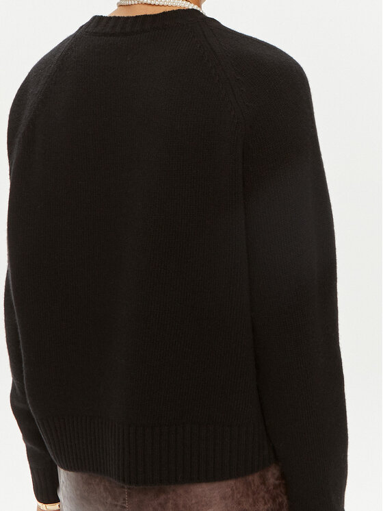 Weekend Max Mara Weekend Max Mara Džemper Gabbia 24253661 Crna Relaxed Fit