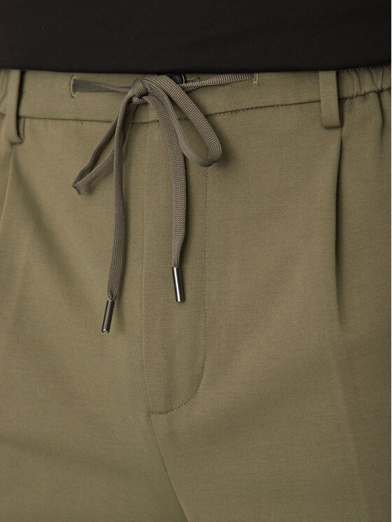Liu Jo Liu Jo Hlače iz tkanine QA5080 J4776 80515 Zelena Regular Fit