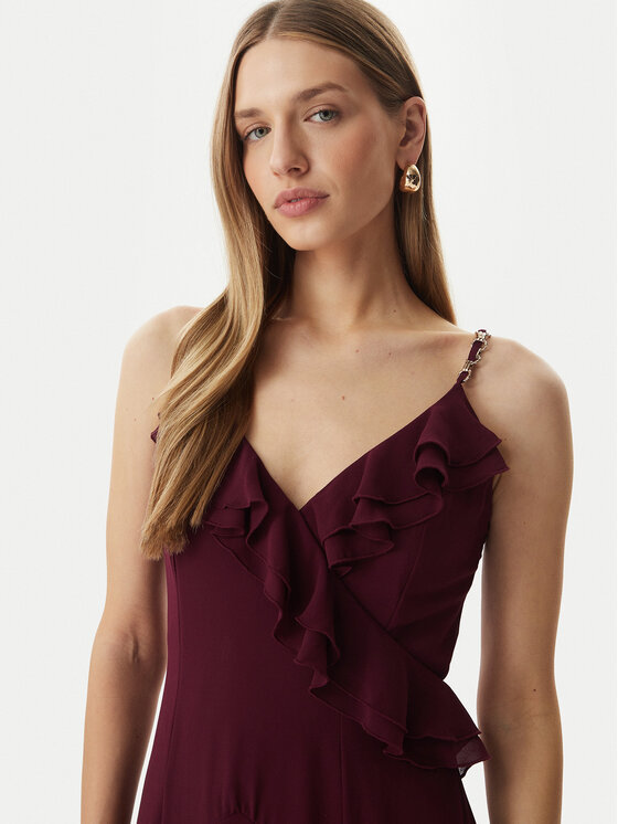 Morgan Morgan Коктейльна сукня 261-RDADOU Бордовий Regular Fit