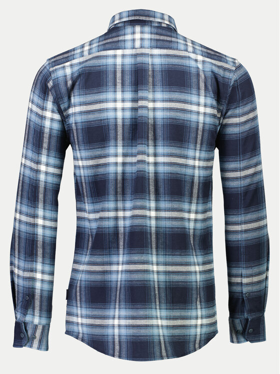 Lindbergh Lindbergh Cămașă 30-225054 Bleumarin Relaxed Fit