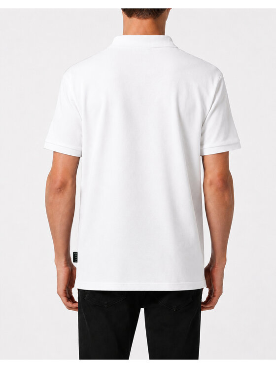 PHILIPP PLEIN PHILIPP PLEIN Polokošile 31624 Bílá Slim Fit