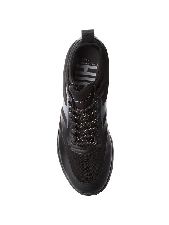 Tommy Hilfiger Tommy Hilfiger Αθλητικά Technical Material Sock Sneaker FM0FM01703 Μαύρο