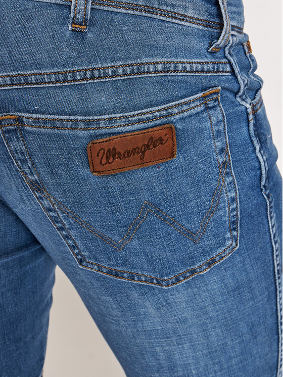 Wrangler Wrangler Szorty jeansowe Texas W11CQ187W 112126019 Niebieski Slim Fit