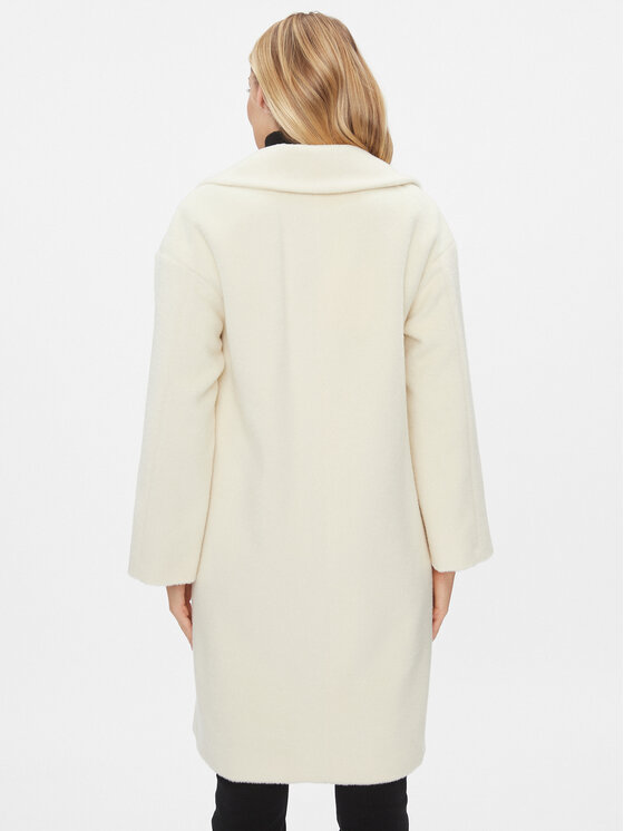 Marella Marella Cappotto di lana Caprile 2330161236200 Écru Regular Fit
