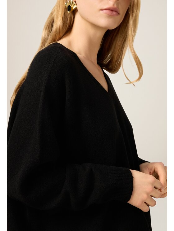 Oltre Oltre Cardigan M186E002209N033 Nero Regular Fit