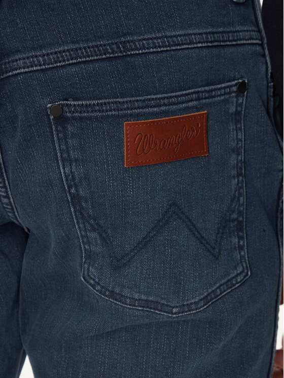 Wrangler Wrangler Дънки River 112356840 Тъмносин Tapered Fit