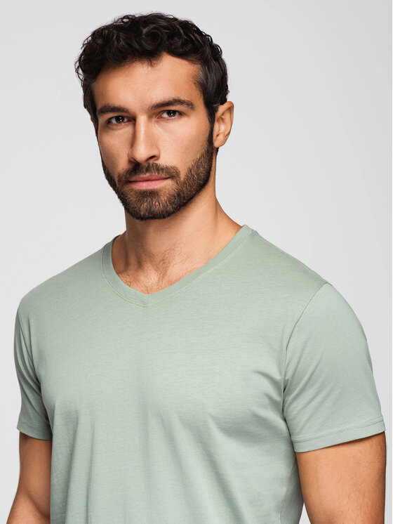 Ombre Ombre Komplet t-shirtów OM-TSBS-0281 Kolorowy Regular Fit