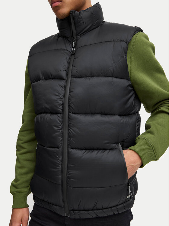 Blend Blend Weste 20717286 Schwarz Regular Fit