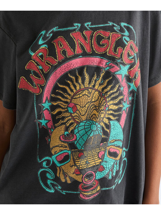 Wrangler Wrangler T-Shirt 112378023 Czarny Regular Fit