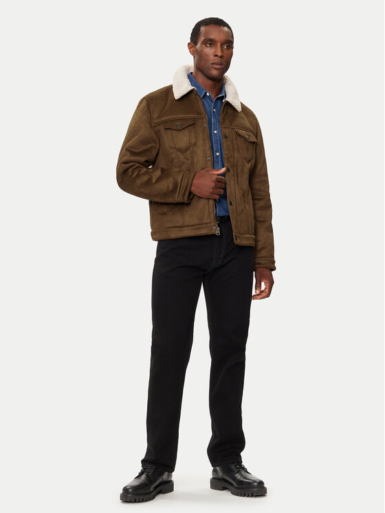 Levi's® Levi's® Ovčje usnje 001YT-0001 Rjava Regular Fit