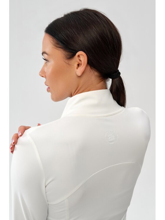 ROUGH RADICAL ROUGH RADICAL Felpa ZOYA ZIP Bianco Slim Fit