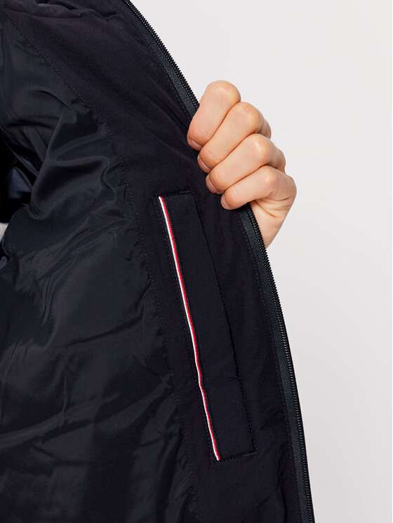 Tommy Hilfiger Tommy Hilfiger Prehodna jakna Stretch MW0MW26874 Mornarsko modra Regular Fit