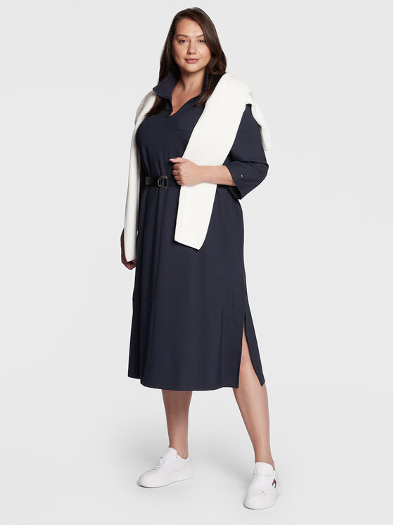 Vestito da giorno Crv WW0WW36455 Blu scuro Relaxed...