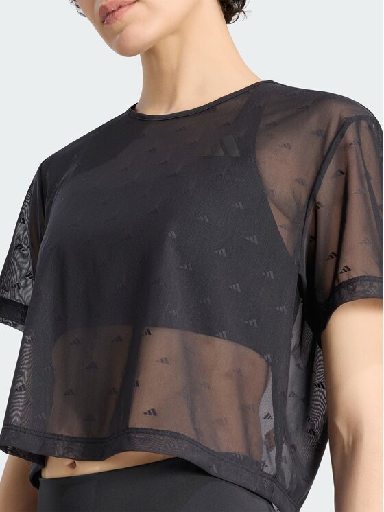 adidas adidas Koszulka techniczna 165449 Czarny Loose Fit