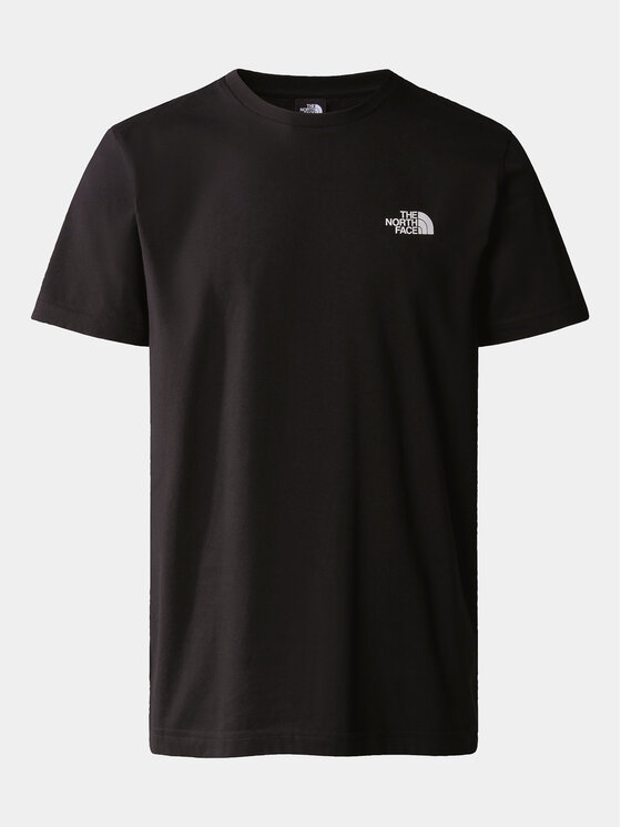 The North Face The North Face Tricou Simple Dome NF0A87NG Negru Regular Fit