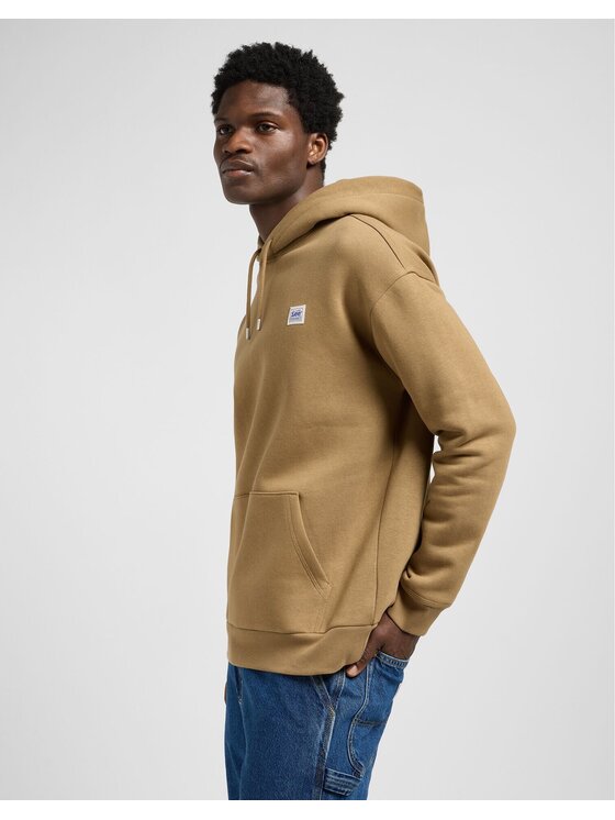 Lee Lee Felpa WW HOODIE Beige Relaxed Fit