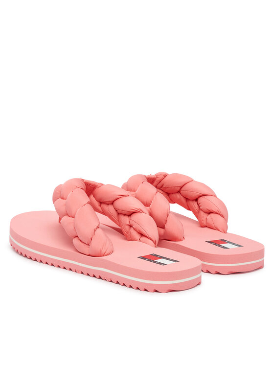 Tommy Jeans Tommy Jeans Japanke Braided Thong Beach Sandal EN0EN02877 Ružičasta
