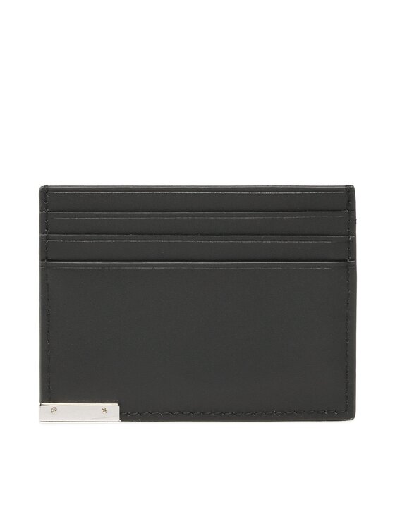 Calvin Klein Calvin Klein Kreditinių kortelių dėklas Modern Plaque Cardholder 6cc K50K509987 Juoda