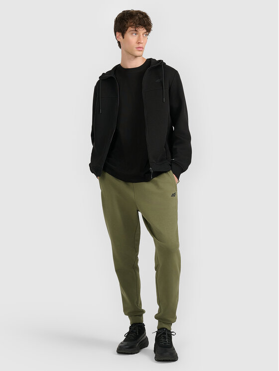 4F 4F Spodnie dresowe NOS Khaki Regular Fit