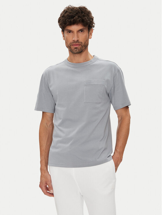 K-Way K-Way T-Shirt K2135HW Šedá Regular Fit