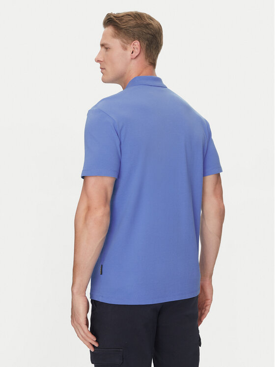 Napapijri Napapijri Tricou polo Ealis NP0A4H8B Albastru Regular Fit