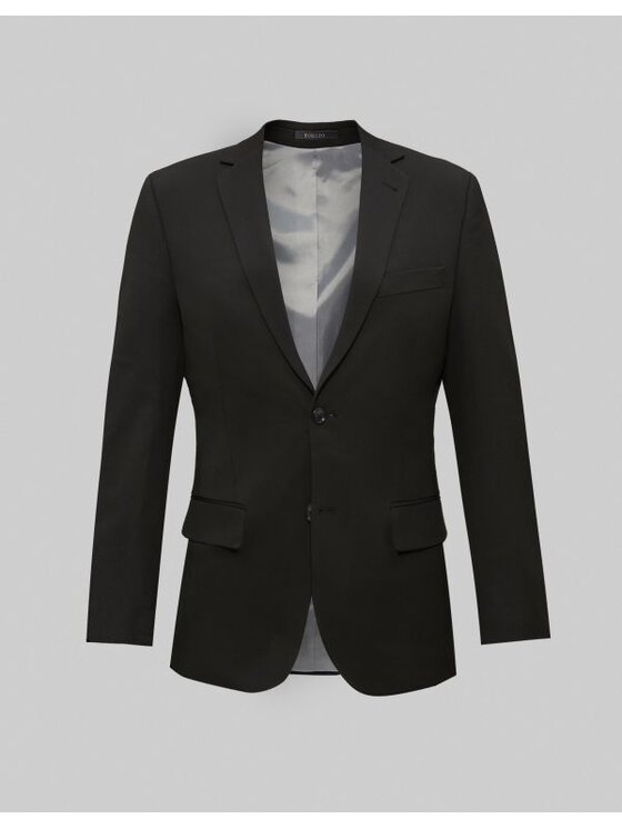 Borgio Borgio Garnitur galatro Czarny Slim Fit