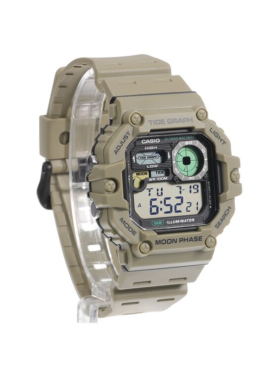 Casio Casio Ρολόι WS-1700H-5AVEF Πράσινο