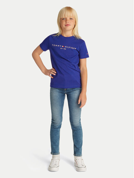 Tommy Hilfiger Tommy Hilfiger Тишърт Essential KS0KS00397 S Син Regular Fit