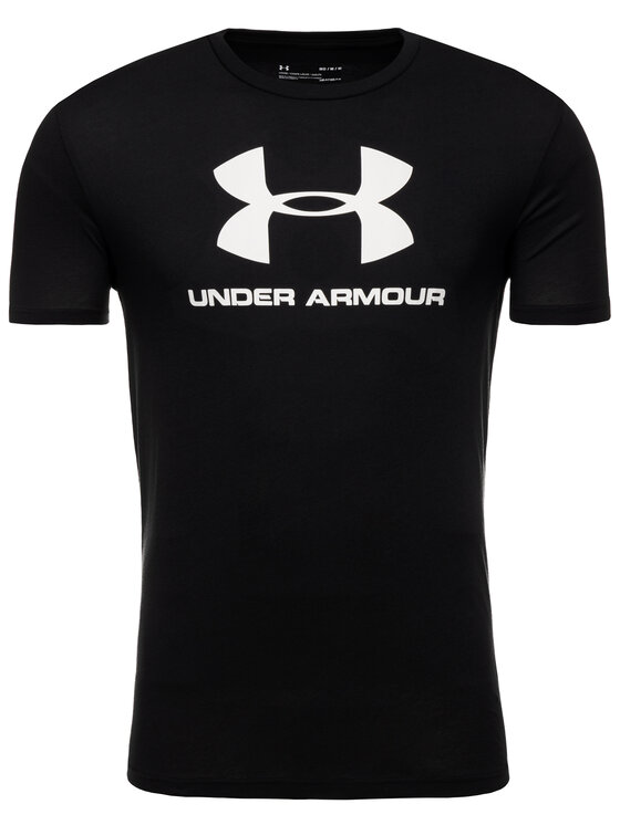 Under Armour Under Armour Футболка Ua Sportstyle Logo 1329590 Чорний Regular Fit