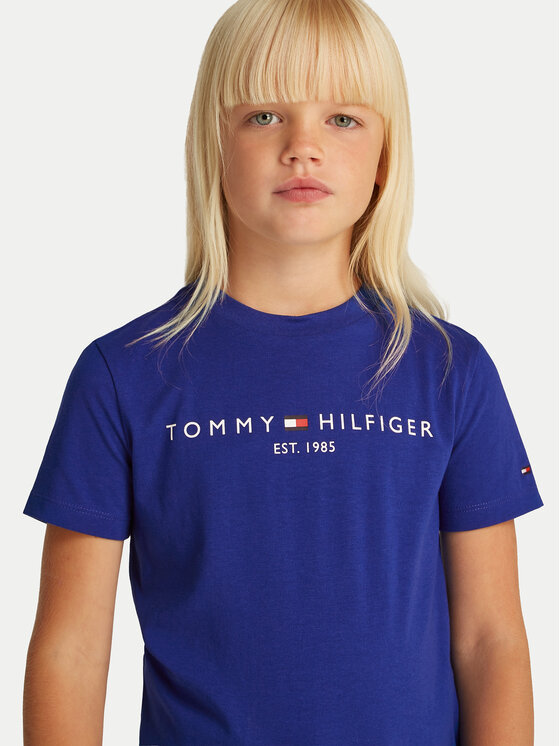 Tommy Hilfiger Tommy Hilfiger T-Shirt Essential KS0KS00397 S Modrá Regular Fit