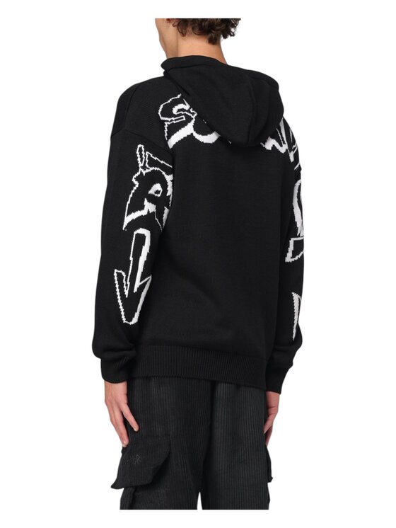 DISCLAIMER DISCLAIMER Felpa 24ids54611 Nero Regular Fit