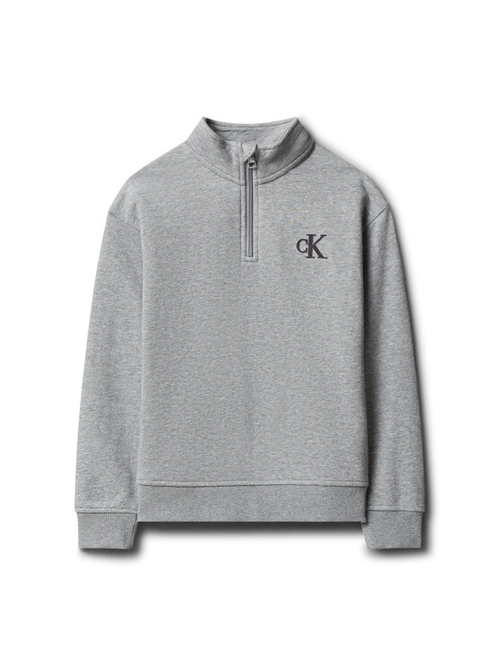 Calvin Klein Jeans Calvin Klein Jeans Суитшърт LVCKTJB47B Сив Regular Fit