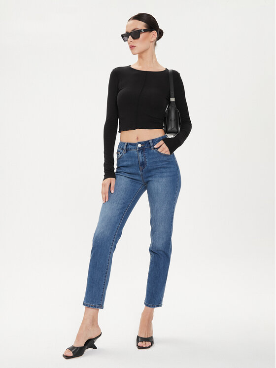 Morgan Morgan Jeans hlače 241-PSILVY Modra Straight Fit