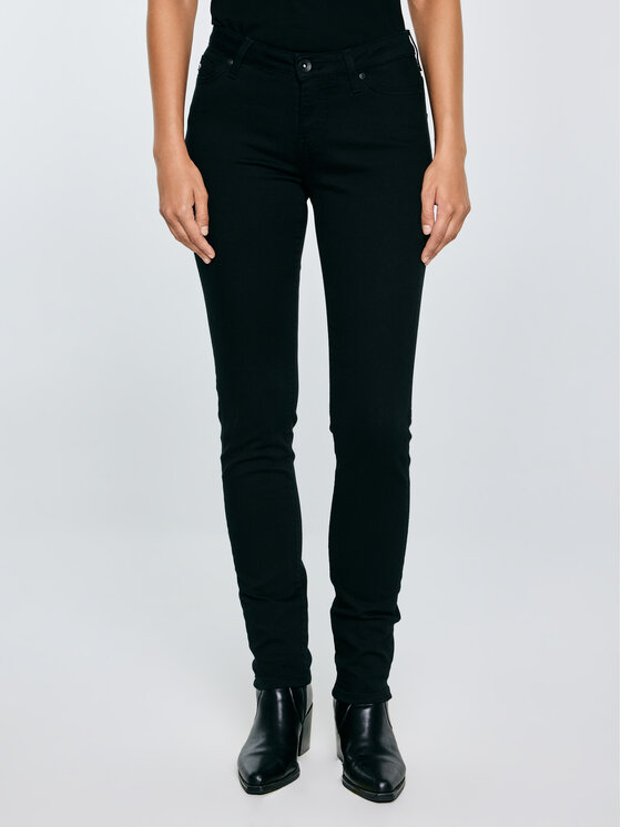 BIG STAR BIG STAR Jeansy KATRINA Czarny Slim Fit
