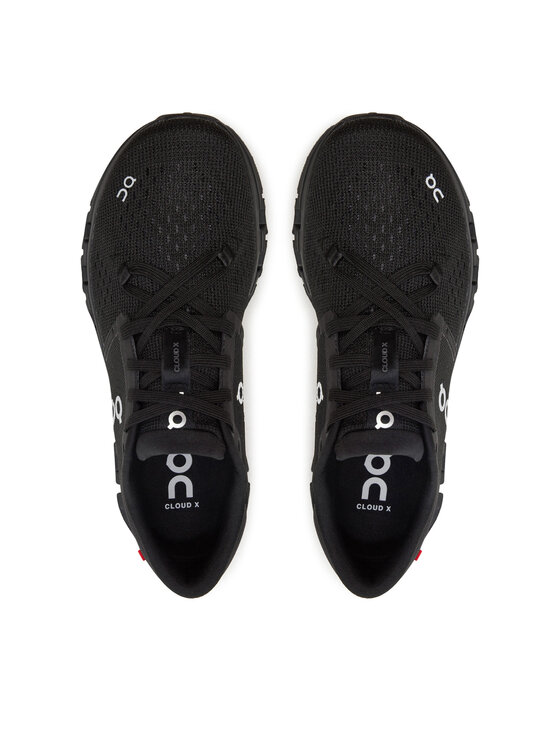 On On Futócipő Cloud X 4 3WE30070106 Fekete