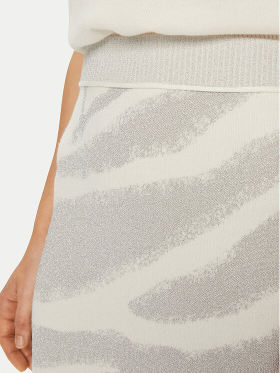Liu Jo Liu Jo Midi sijonas TF4217 MS49I Balta Regular Fit