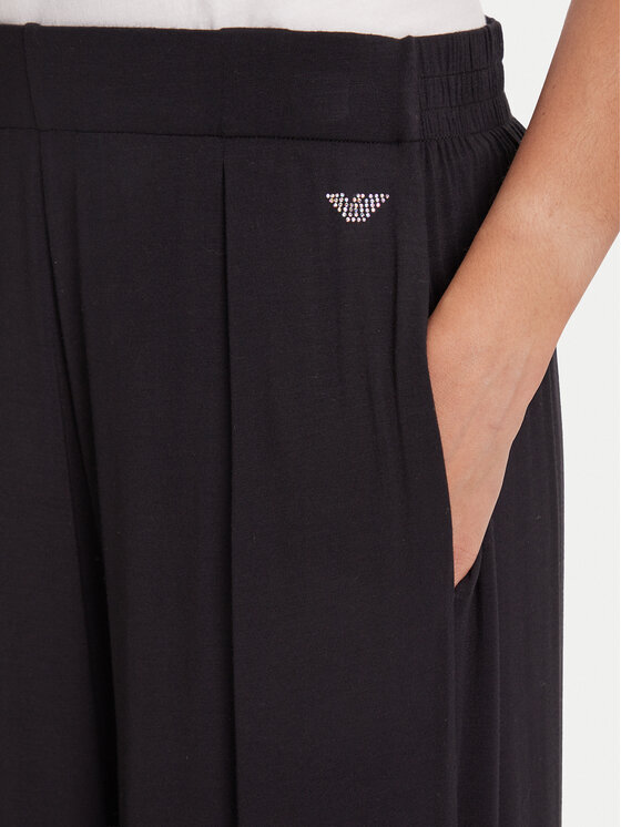Emporio Armani Underwear Emporio Armani Underwear Spodnie materiałowe EW000522 AF10889 UC001 Czarny Loose Fit