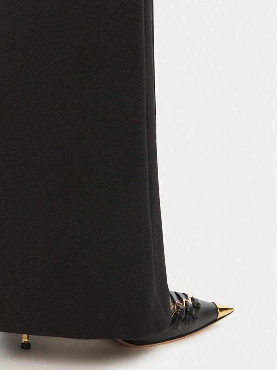 Babylon Babylon Текстилни панталони S00551 Черен Regular Fit